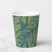 Gobelets En Papier motif feuille (Verso)