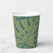 Gobelets En Papier motif feuille (Gauche)