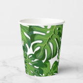 Gobelets En Papier motif feuille (Verso)