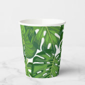 Gobelets En Papier motif feuille (Gauche)