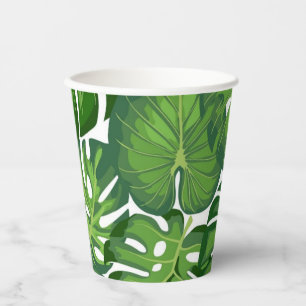 Gobelets En Papier motif feuille