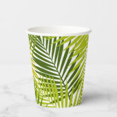 Gobelets En Papier motif feuille (Verso)