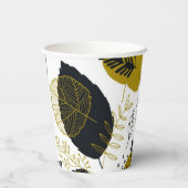 Gobelets En Papier motif feuille (Verso)