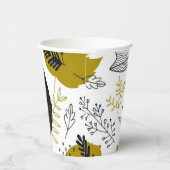 Gobelets En Papier motif feuille (Droite)