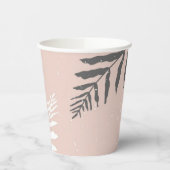 Gobelets En Papier motif feuille (Gauche)