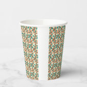 Gobelets En Papier motif feuille Abstrait (Gauche)