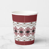 Gobelets En Papier Motif Floral Accentué (Droite)