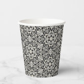 Gobelets En Papier Motif floral arabe (Recto)