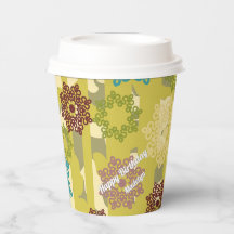 Motif floral de camouflage urbain pour anniversair