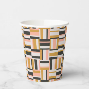 Gobelets En Papier Motif géométrique