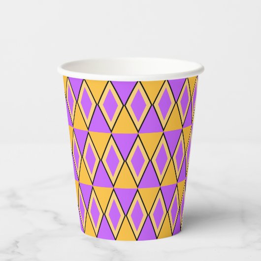 Gobelets En Papier Motif géométrique (Verso)
