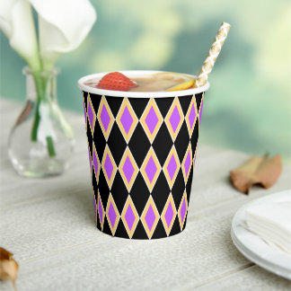Gobelets En Papier Motif géométrique
