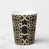 Gobelets En Papier Motif géométrique arabe islamique Conception Abstr (Gauche)