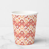 Gobelets En Papier Motif géométrique ikat d'or (Droite)