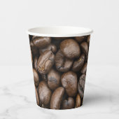 Gobelets en papier motif grain de café (Verso)