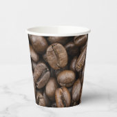Gobelets en papier motif grain de café (Gauche)