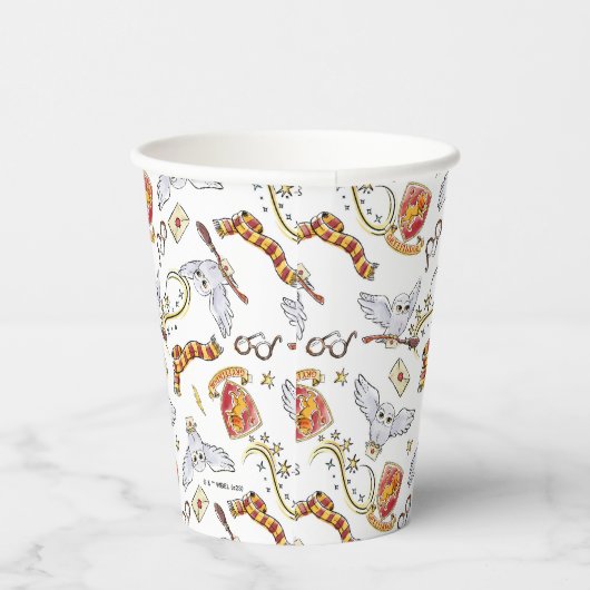 Gobelets En Papier Motif Hedwig GRYFFINDOR™ (Droite)