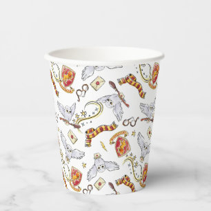 Gobelets En Papier Motif Hedwig GRYFFINDOR™