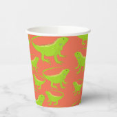 Gobelets En Papier Motif Iguana Lizard (Gauche)