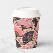 Gobelets En Papier Motif japonais Kimono (Gauche)