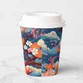 Gobelets En Papier Motif japonais Kimono (Droite)