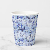 Gobelets En Papier Motif microbe violet (Recto)