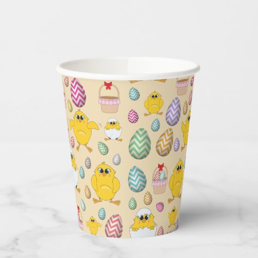 Gobelets En Papier Motif mignon de Pâques (Gauche)