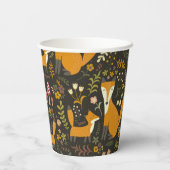 Gobelets En Papier Motif migre Woodland Fox (Verso)