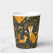 Gobelets En Papier Motif migre Woodland Fox (Recto)