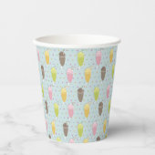 Gobelets En Papier Motif Milkshake (Recto)