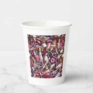 Gobelets En Papier Motif Nail Studio