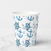 Gobelets En Papier Motif nautique (Droite)