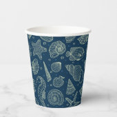 Gobelets En Papier Motif Océan Habitants (Recto)