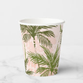 Gobelets En Papier Motif palmier (Verso)