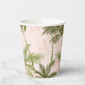 Gobelets En Papier Motif palmier (Gauche)