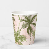 Gobelets En Papier Motif palmier (Droite)