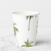 Gobelets En Papier Motif palmier (Verso)