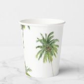 Gobelets En Papier Motif palmier (Droite)