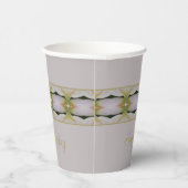 Gobelets En Papier Motif Pastel Mauve (Droite)