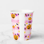 Gobelets En Papier Motif pastel Pink Halloween (Gauche)