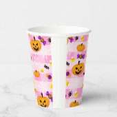 Gobelets En Papier Motif pastel Pink Halloween (Droite)