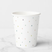 Gobelets En Papier Motif Pastel Triangle (Verso)