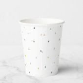 Gobelets En Papier Motif Pastel Triangle (Droite)
