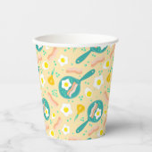 Gobelets En Papier Motif petit-déjeuner (Recto)