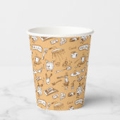 Gobelets En Papier Motif petit-déjeuner 2 (Verso)