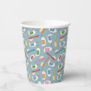 Gobelets En Papier Motif pour dentifrice et dentifrice