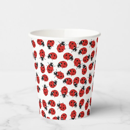Gobelets En Papier Motif Red Ladybug (Gauche)