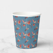 Gobelets En Papier Motif Retro Hummingbird (Droite)