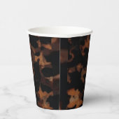 Gobelets En Papier Motif sans fil Tortoiseshell, Chic TortoiseShell (Droite)