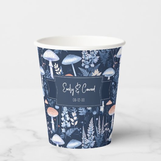Gobelets En Papier Motif sauvage et capricieux ID1110 tasses en papie (Recto)